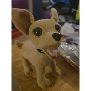 TACO BELL Chihuahua Dog 6" Plush With Napkin Vintage 90s,